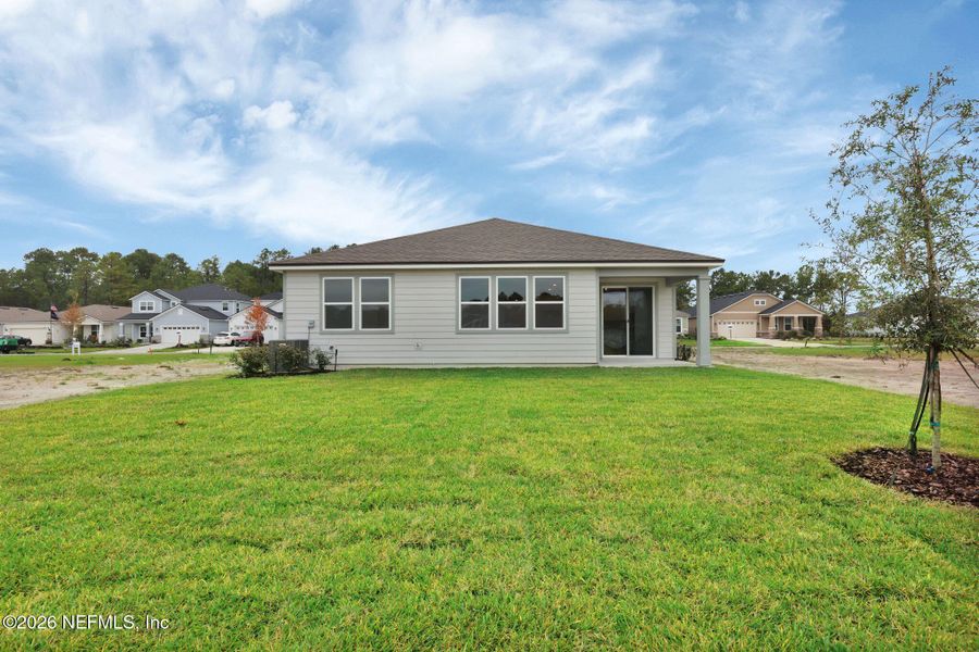 Exterior details and patio area of a home in Hyland Trail, Green Cove Springs (Image 3). Exterior details and patio area of a home in Hyland Trail, Green Cove Springs (Image 3).