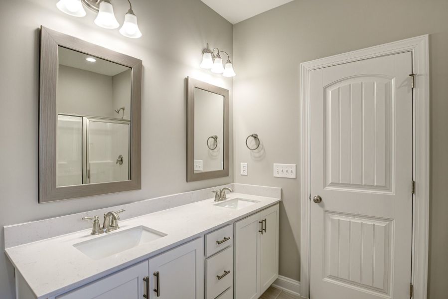 Representative furnished interior of a home built from the Clarion by Caviness & Cates Communities in Maggie Way, Wendell (Image 34).