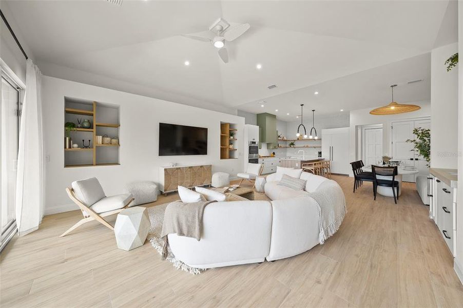 Furnished interior view inside a new home in , Sarasota (Image 52).