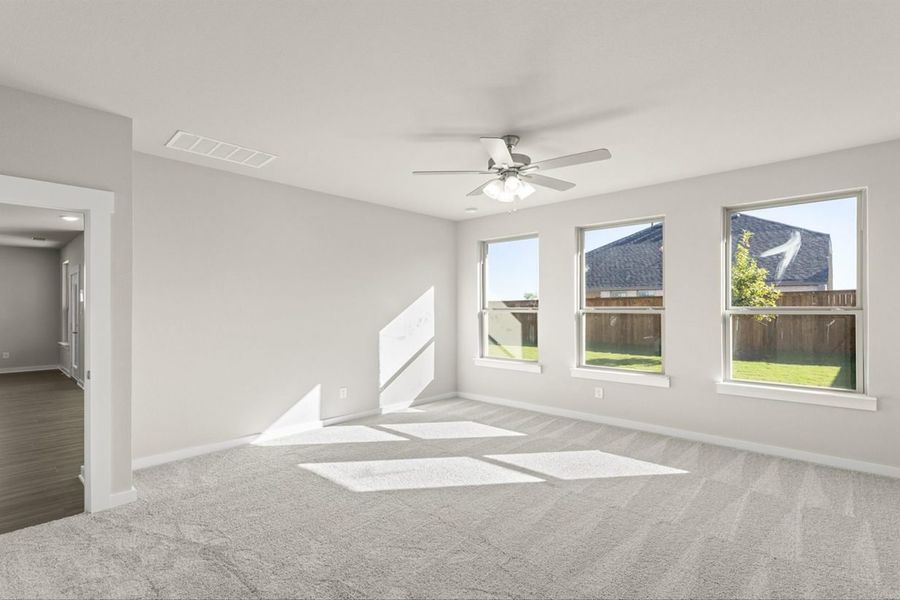 Representative unfurnished interior of a home built from the Sequoia II Katy Lakes 50s by Brohn Homes in Katy Lakes, Katy (Image 9).