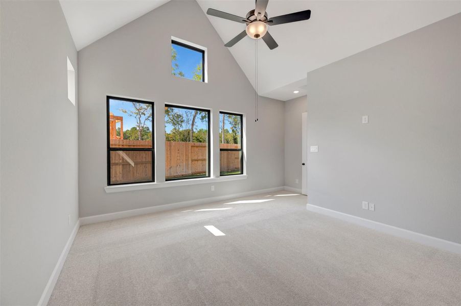 Spacious, unfurnished interior of a new home in The Highlands Encore - Tranquil Collection, Porter (Image 16).