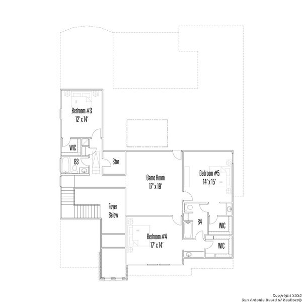 2D floor plan layout of this home in Esperanza - 70', Boerne, TX (Image 3). 2D floor plan layout of this home in Esperanza - 70', Boerne, TX (Image 3).