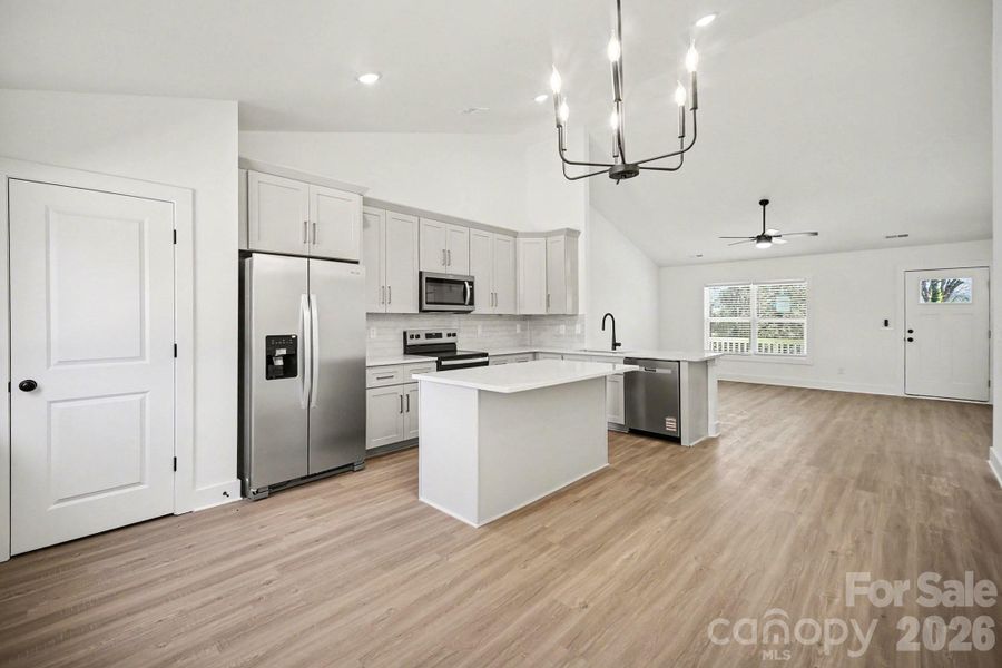Furnished interior view inside a new home in , Newton (Image 6).
