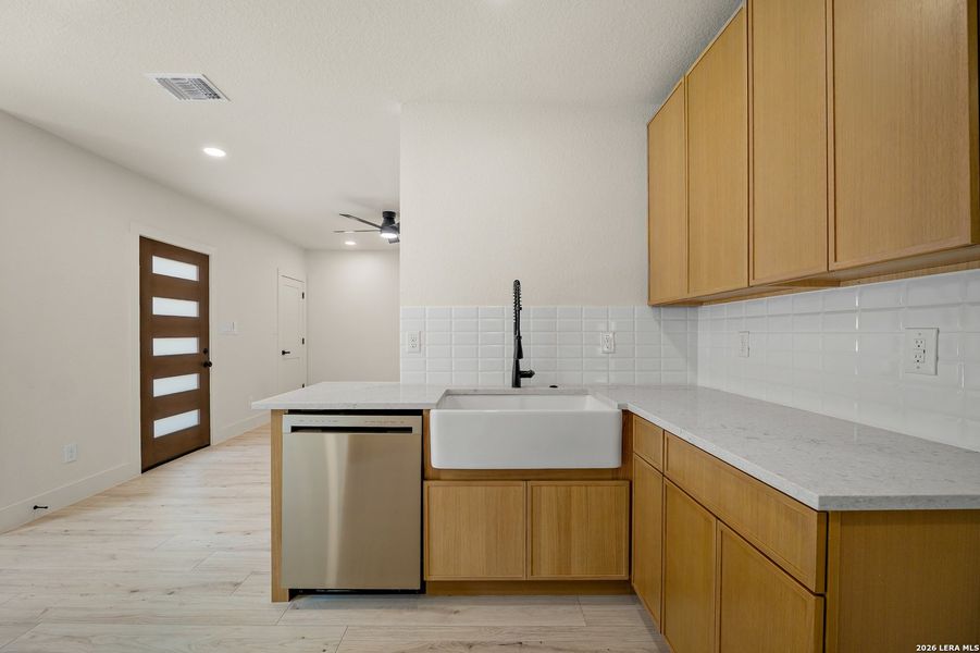 Furnished interior view inside a new home in , San Antonio (Image 8).