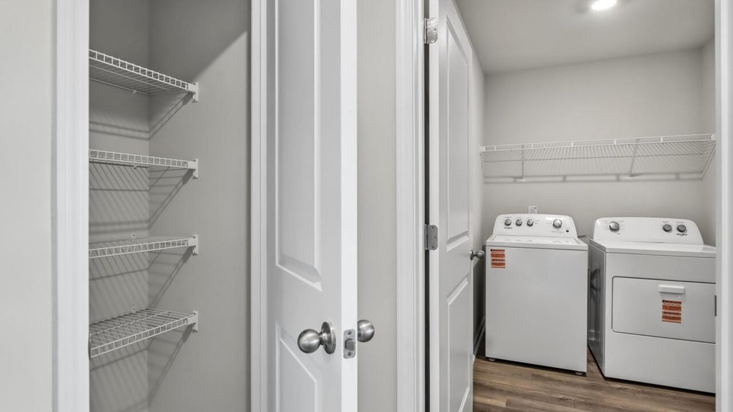 Furnished interior view inside a new home in Surfside Landing, Hubert (Image 12). Furnished interior view inside a new home in Surfside Landing, Hubert (Image 12).