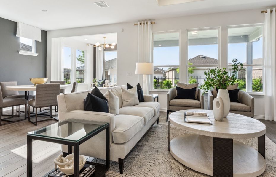 Representative furnished interior of a home built from the Prosperity by Del Webb in Del Webb Sugar Land at Ryehill, Rosenberg (Image 14). Representative furnished interior of a home built from the Prosperity by Del Webb in Del Webb Sugar Land at Ryehill, Rosenberg (Image 14).