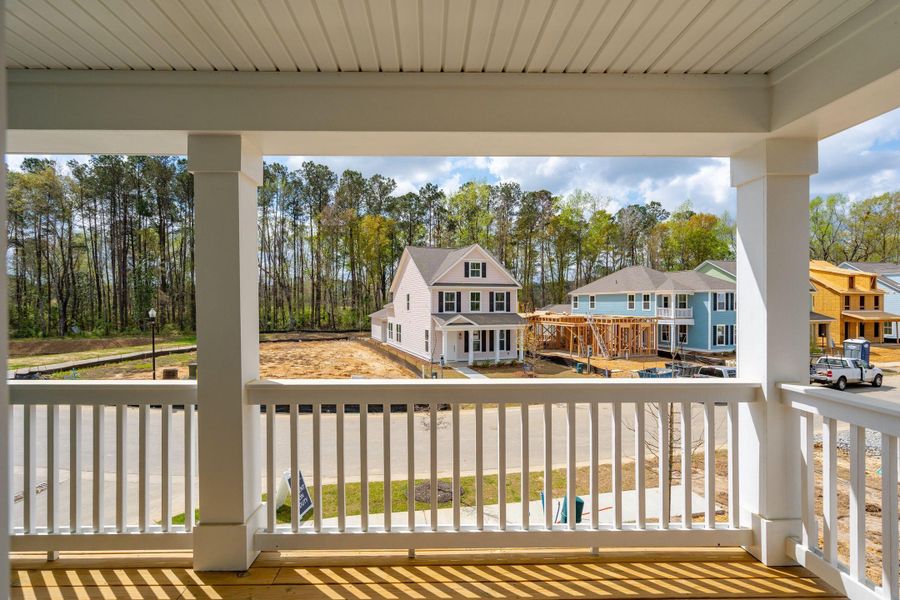 Exterior details and patio area of a home in Sweetgrass Station, Summerville (Image 34). Exterior details and patio area of a home in Sweetgrass Station, Summerville (Image 34).