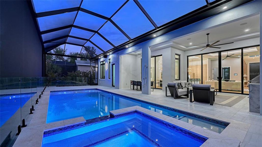Exterior details and patio area of a home in , Sarasota (Image 3).