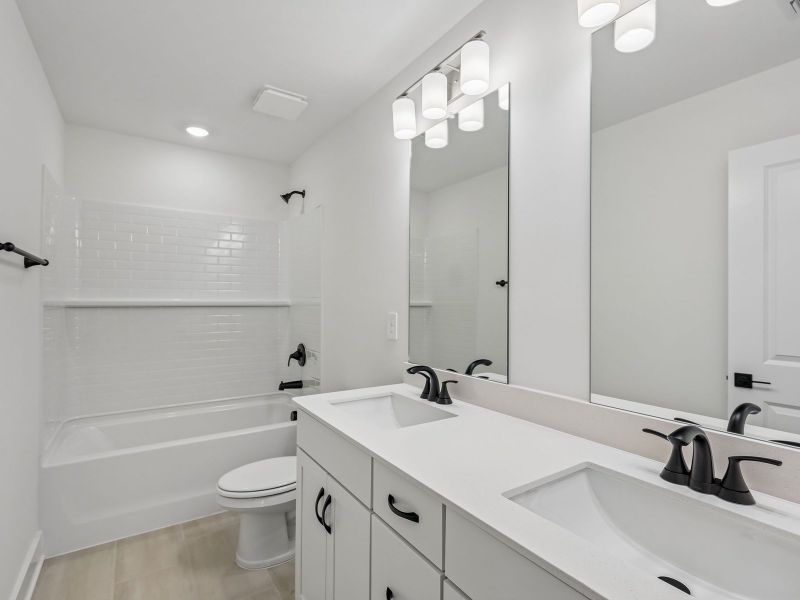 Furnished interior view inside a new home in Station Hill - Reserve Series, Franklin (Image 6). Furnished interior view inside a new home in Station Hill - Reserve Series, Franklin (Image 6).