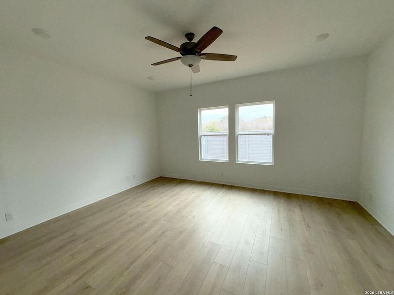 Spacious, unfurnished interior of a new home in Saddlebrook Ranch, Schertz (Image 30). Spacious, unfurnished interior of a new home in Saddlebrook Ranch, Schertz (Image 30).