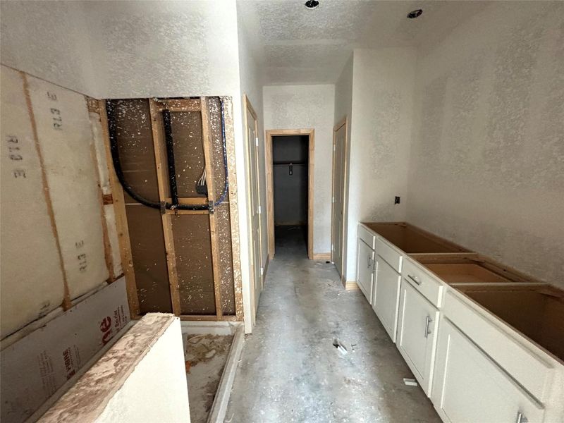 Actual progress of your home.