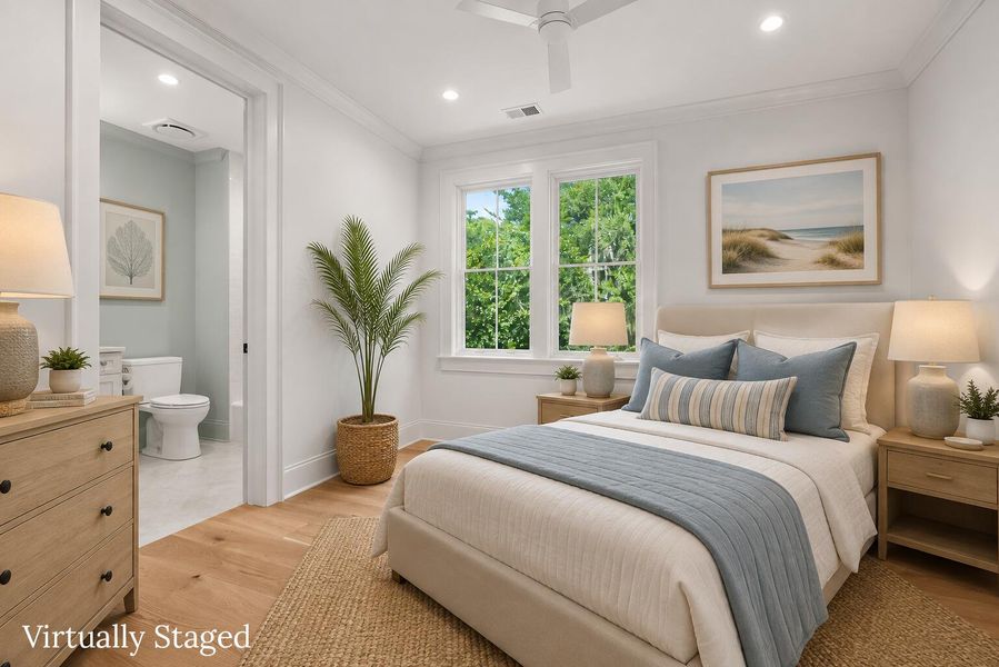 Furnished interior view inside a new home in , Seabrook Island (Image 42).