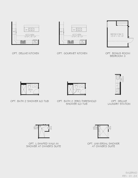 2D floor plan layout of this home in The Courtyards at Oak Grove, Durham, NC (Image 25).