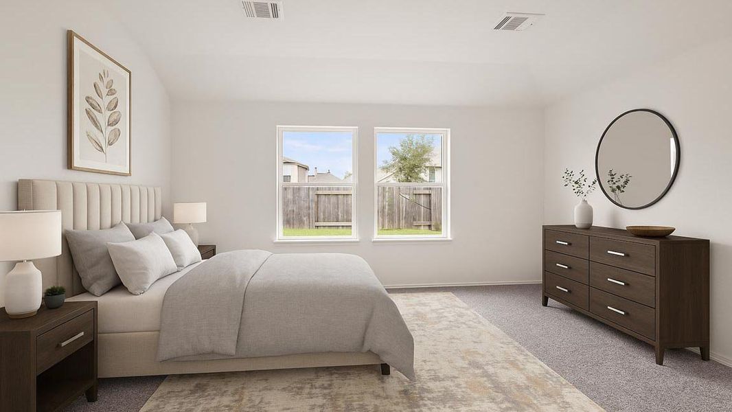 Furnished interior view inside a new home in Venetian Pines, Conroe (Image 7). Furnished interior view inside a new home in Venetian Pines, Conroe (Image 7).