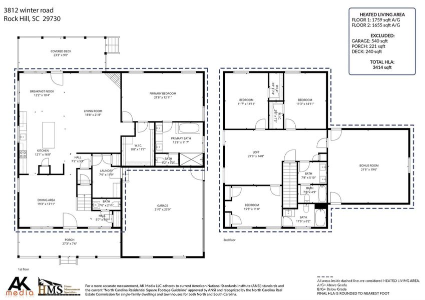 2D floor plan layout of this home in , Rock Hill, SC (Image 5).