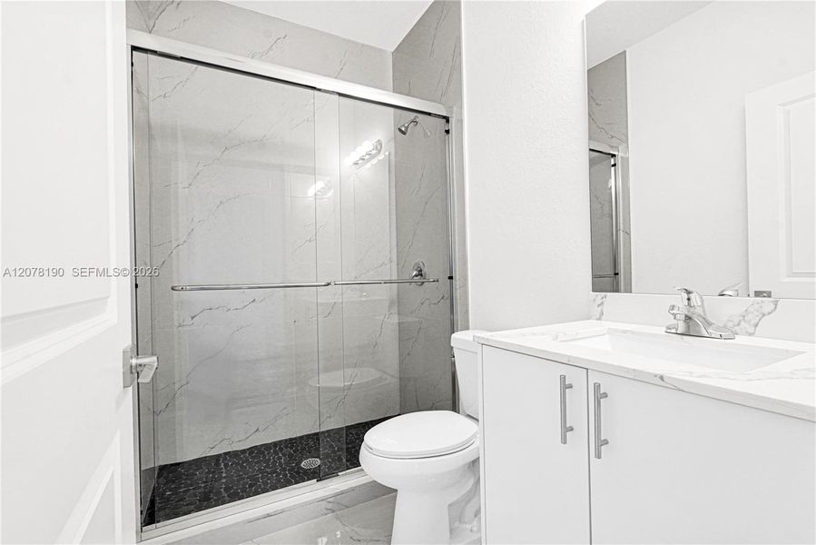 Furnished interior view inside a new home in , Miami (Image 36).