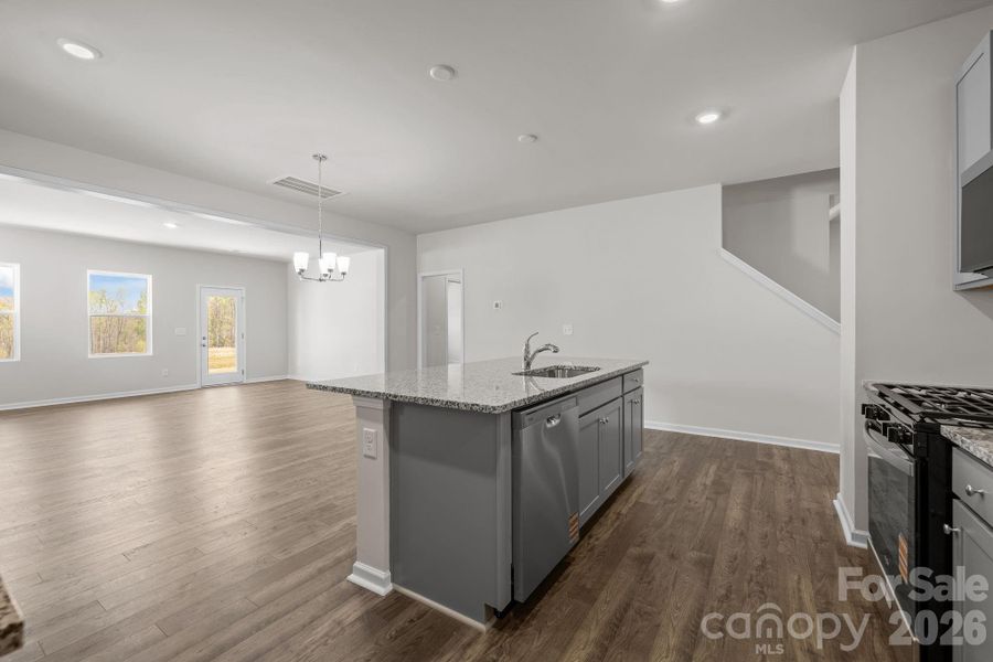 Furnished interior view inside a new home in McFarland Estates, York (Image 10).