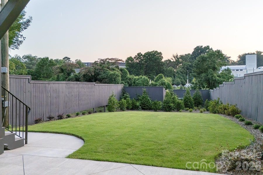 Exterior details and patio area of a home in , Charlotte (Image 24).