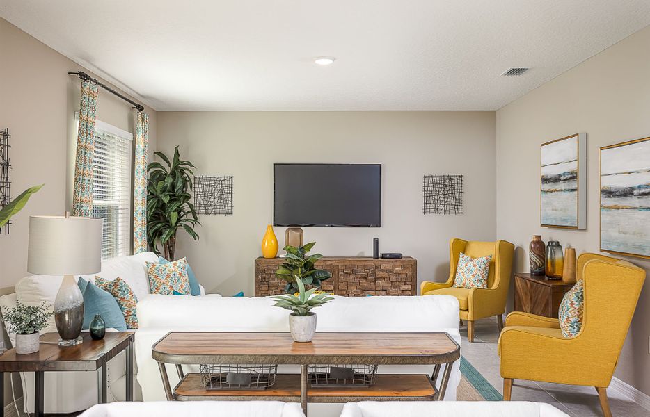 Representative furnished interior of a home built from the Sycamore by Maronda Homes in Woodland Ranch, Lake Wales (Image 9).