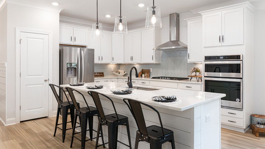 Furnished interior view inside a new home in Bluffs at Sun Colony, Longs (Image 3).