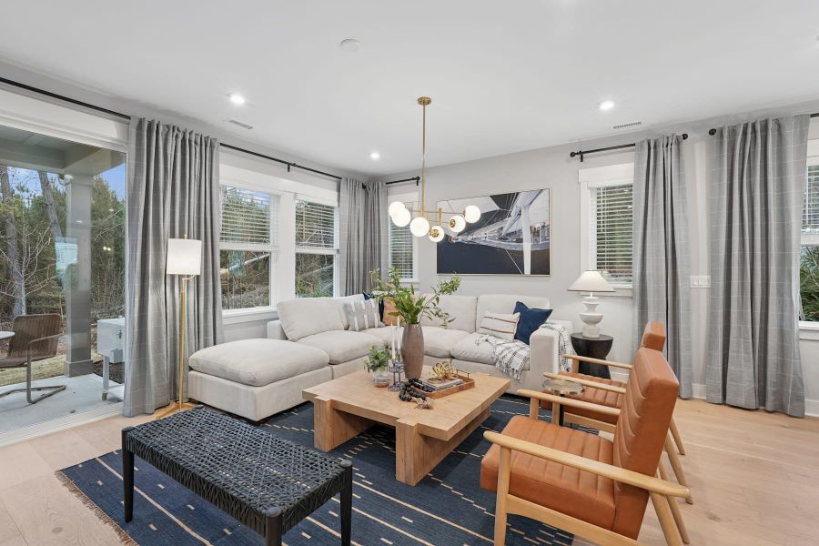 Representative furnished interior of a home built from the Ellis by Tri Pointe Homes in Summit At Homestead, Chapel Hill (Image 10).