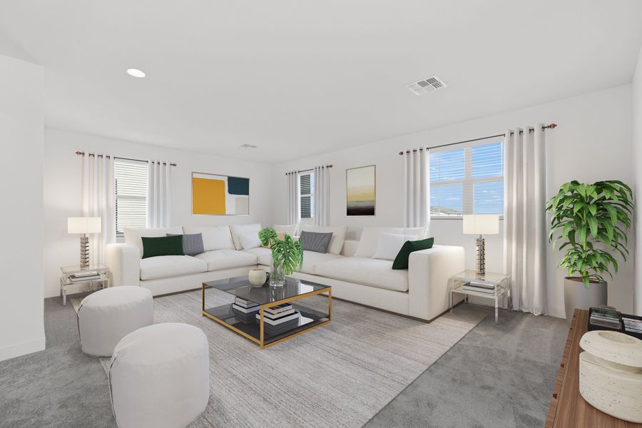 Furnished interior view inside a new home in Artisan at Asante, Surprise (Image 7).