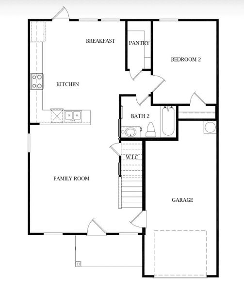 2D floor plan layout of this home in , La Marque, TX (Image 4). 2D floor plan layout of this home in , La Marque, TX (Image 4).