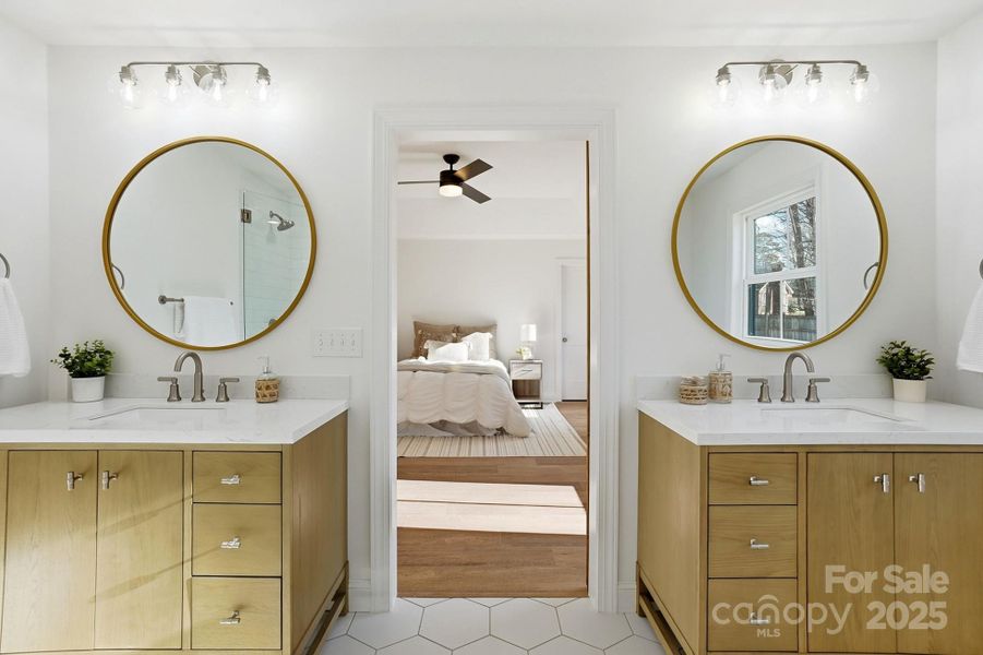 Furnished interior view inside a new home in , Mooresville (Image 17).