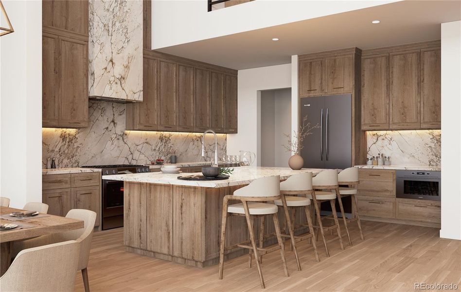 Furnished interior view inside a new home in , Conifer (Image 12).