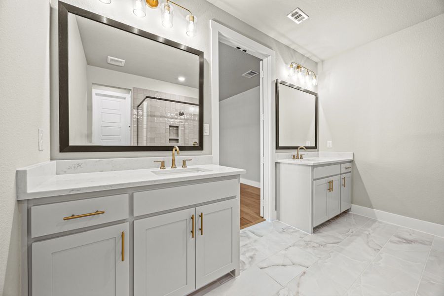 Furnished interior view inside a new home in Fields, Frisco (Image 38). Furnished interior view inside a new home in Fields, Frisco (Image 38).