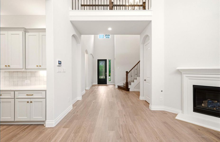 Spacious, unfurnished interior of a new home in The Woodlands Hills 65′, Willis (Image 21).