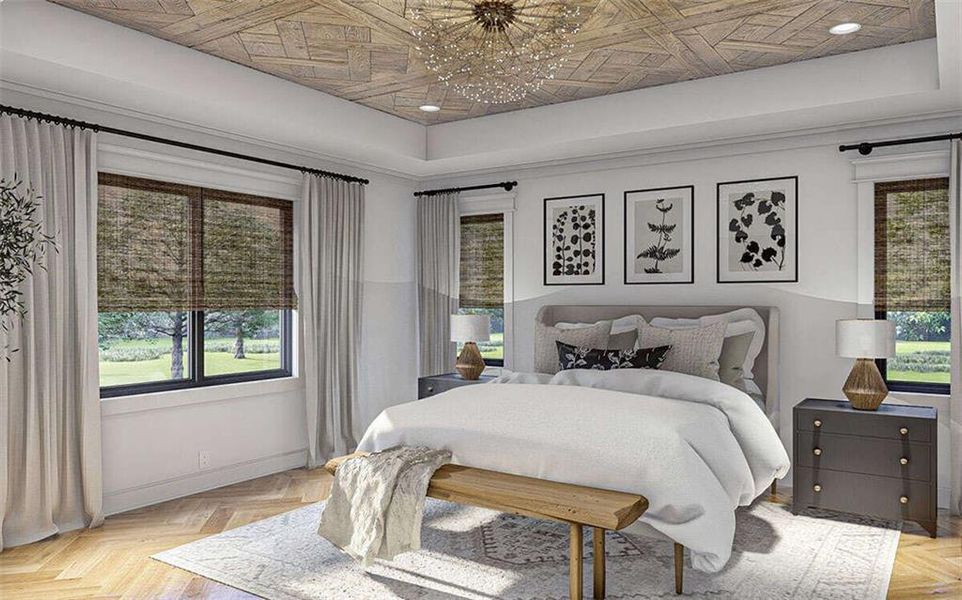 Furnished interior view inside a new home in , Marietta (Image 11).