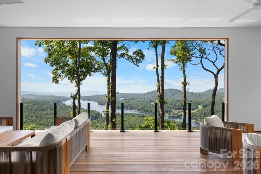 Furnished interior view inside a new home in , Lake Toxaway (Image 16). Furnished interior view inside a new home in , Lake Toxaway (Image 16).