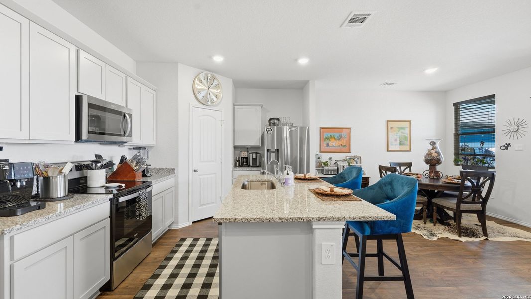 Furnished interior view inside a new home in Swenson Heights, Seguin (Image 12).