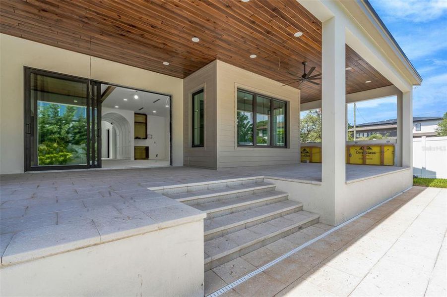 Exterior details and patio area of a home in , Tampa (Image 4). Exterior details and patio area of a home in , Tampa (Image 4).
