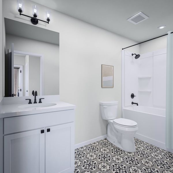 Representative furnished interior of a home built from the Banks by Tri Pointe Homes in Alton Creek, Mint Hill (Image 21).