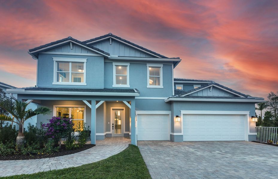 Representative exterior photo of a completed home built from the Norwood by Pulte Homes in Bleckley Station, Ball Ground, GA (Image 23).
