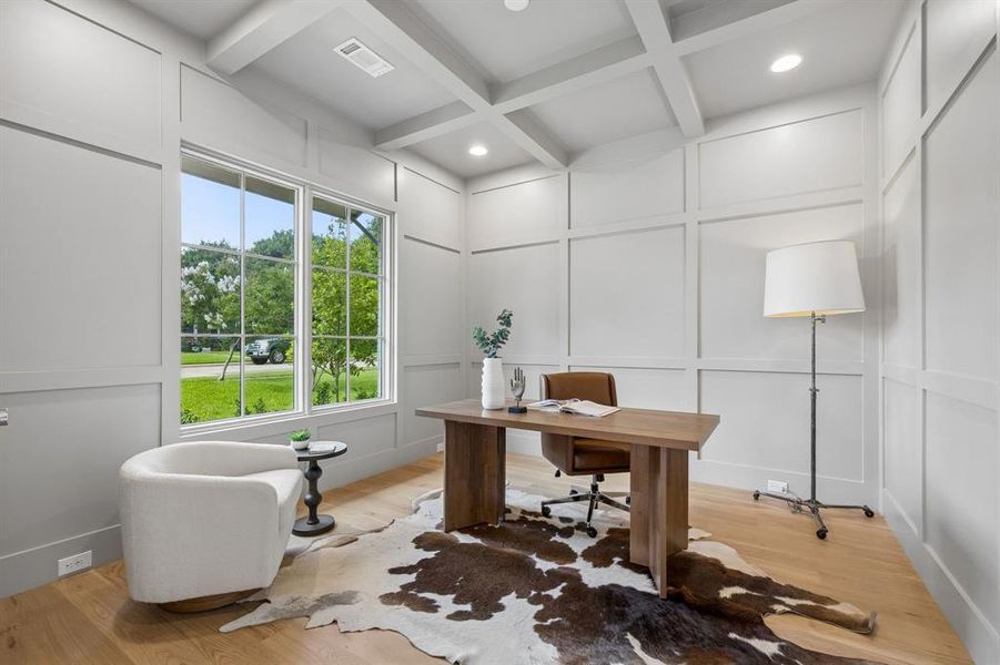 Furnished interior view inside a new home in , Dallas (Image 16).