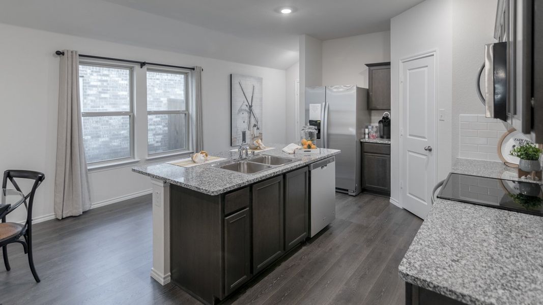 Furnished interior view inside a new home in Wildcat Ranch, Crandall (Image 10).