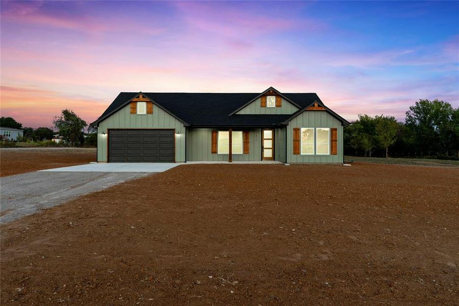 Front exterior of a new home in , Boyd, TX, highlighting curb appeal (Image 26).