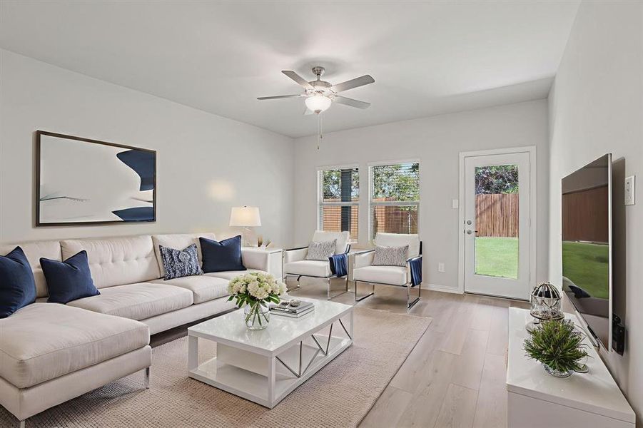 Photo is not of the actual home, but is an inspirational photo of builder’s model home and may depict options, furnishings, and/or decorator features that are not included.