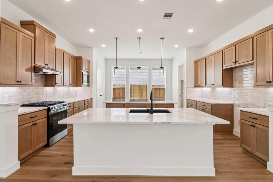 Furnished interior view inside a new home in The Highlands, Porter (Image 9).