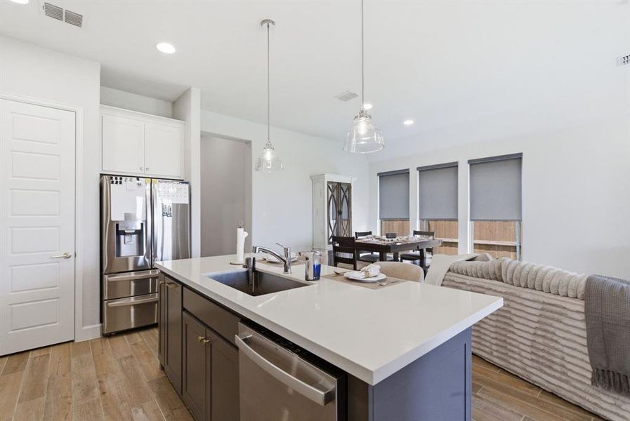 Furnished interior view inside a new home in Sweetgrass, Haslet (Image 28).