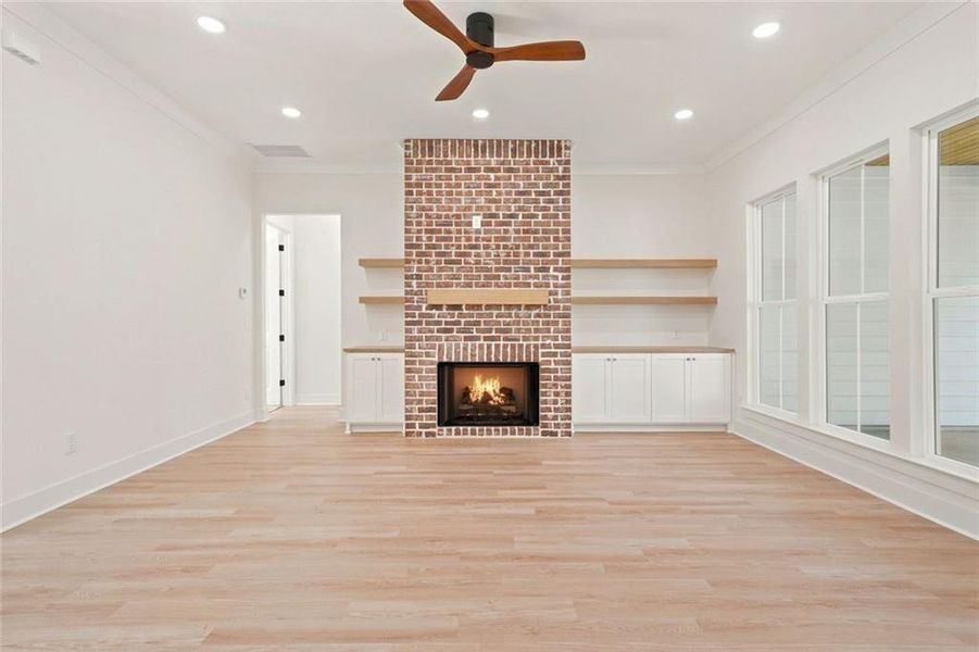 Spacious, unfurnished interior of a new home in , White (Image 27). Spacious, unfurnished interior of a new home in , White (Image 27).