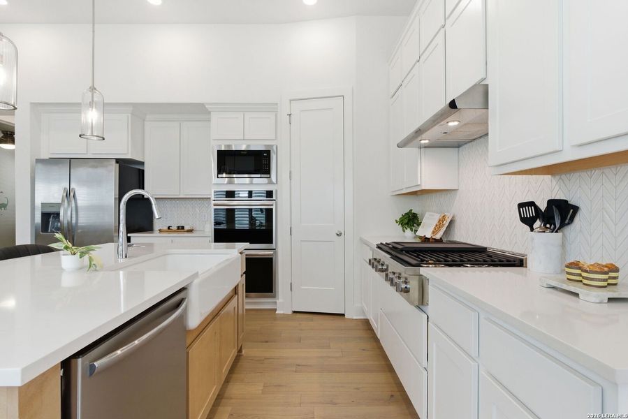Furnished interior view inside a new home in Veramendi, New Braunfels (Image 12).