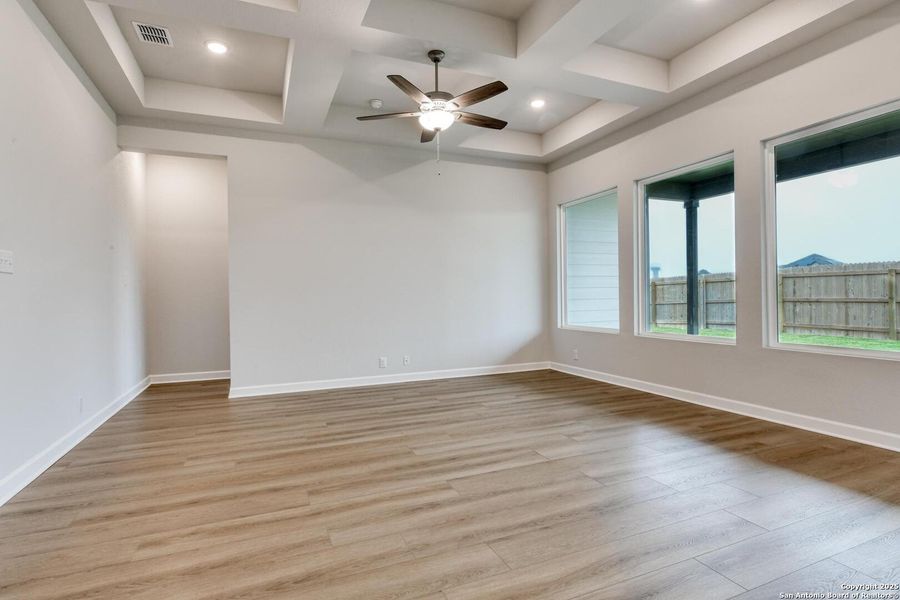 Spacious, unfurnished interior of a new home in The Heritage at Saddlebrook Ranch 70's, Schertz (Image 35). Spacious, unfurnished interior of a new home in The Heritage at Saddlebrook Ranch 70's, Schertz (Image 35).