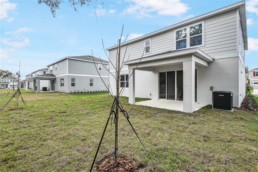 Exterior details and patio area of a home in Seasons at Summit Ridge, Apopka (Image 4).