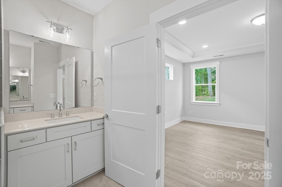 Furnished interior view inside a new home in Heritage - 55+ Community, Indian Trail (Image 3). Furnished interior view inside a new home in Heritage - 55+ Community, Indian Trail (Image 3).