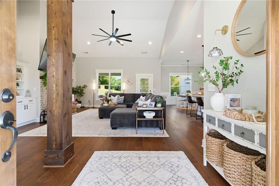 Furnished interior view inside a new home in , Jasper (Image 17). Furnished interior view inside a new home in , Jasper (Image 17).