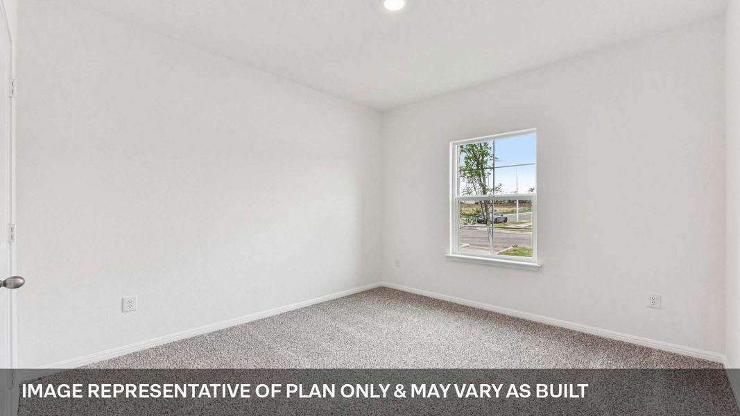 Representative unfurnished interior of a home built from the The Mitchell by D.R. Horton in Bar W Ranch, Leander (Image 15).